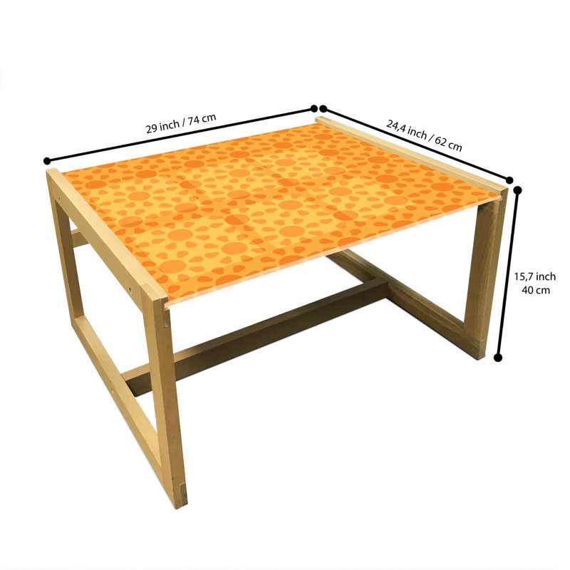 Jacione Sled Coffee Table, 62cm H x 74cm W x 40cm D