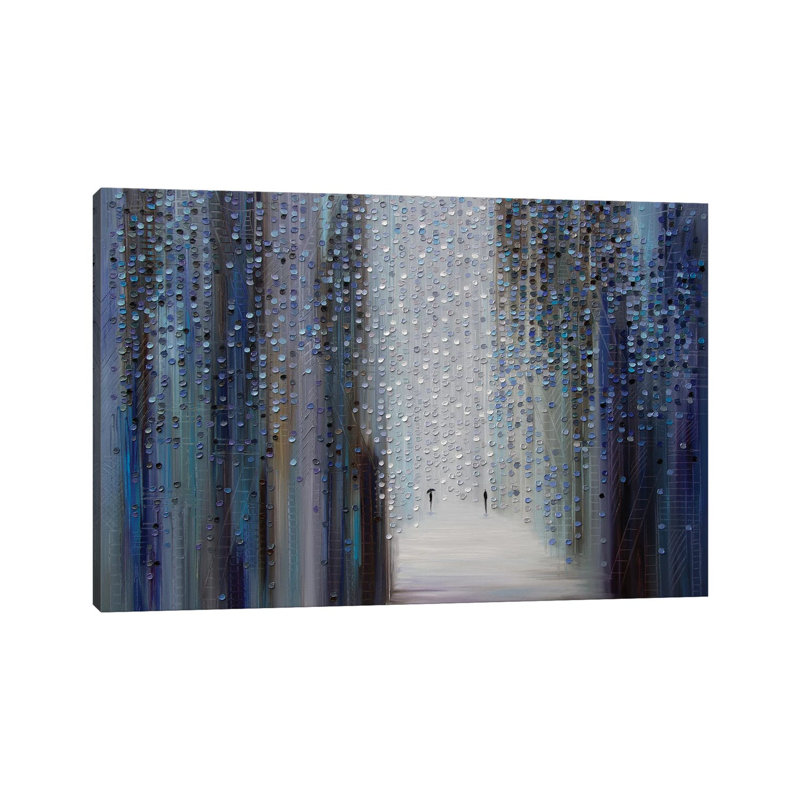 Toucher de pluie - Giclée sur toile tendue avec châssis, H 12 po x l 18 po