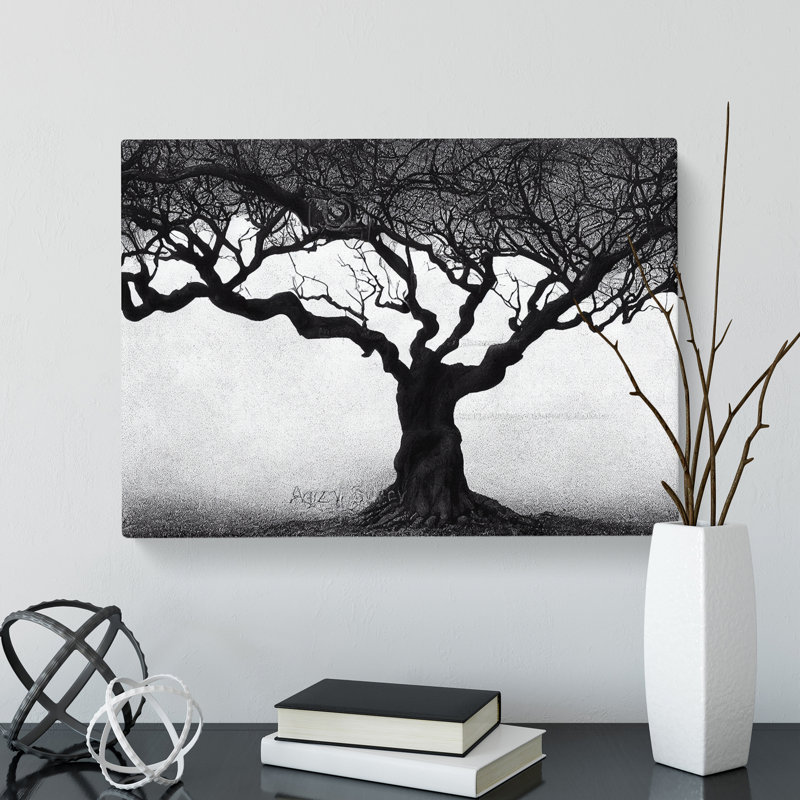 Shimmering Trees - Wrapped Canvas, 35cm H x 50cm W x 3cm D