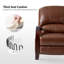 Fauteuil inclinable standard en cuir véritable Hardge-248566282