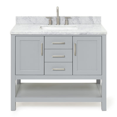 Bayhill 61" W Single Bathroom Vanity Set
