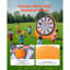 Jeu de fléchettes de soccer gonflable de plus de 6 pi avec pompe de tennis 4 Kick Balls 12
