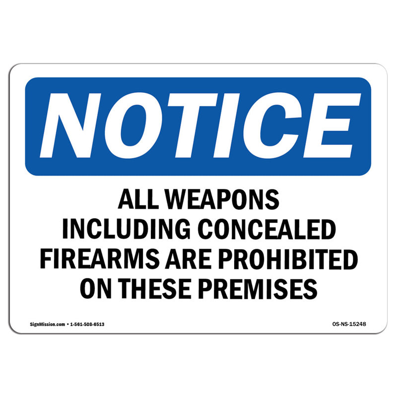 Notice Sign