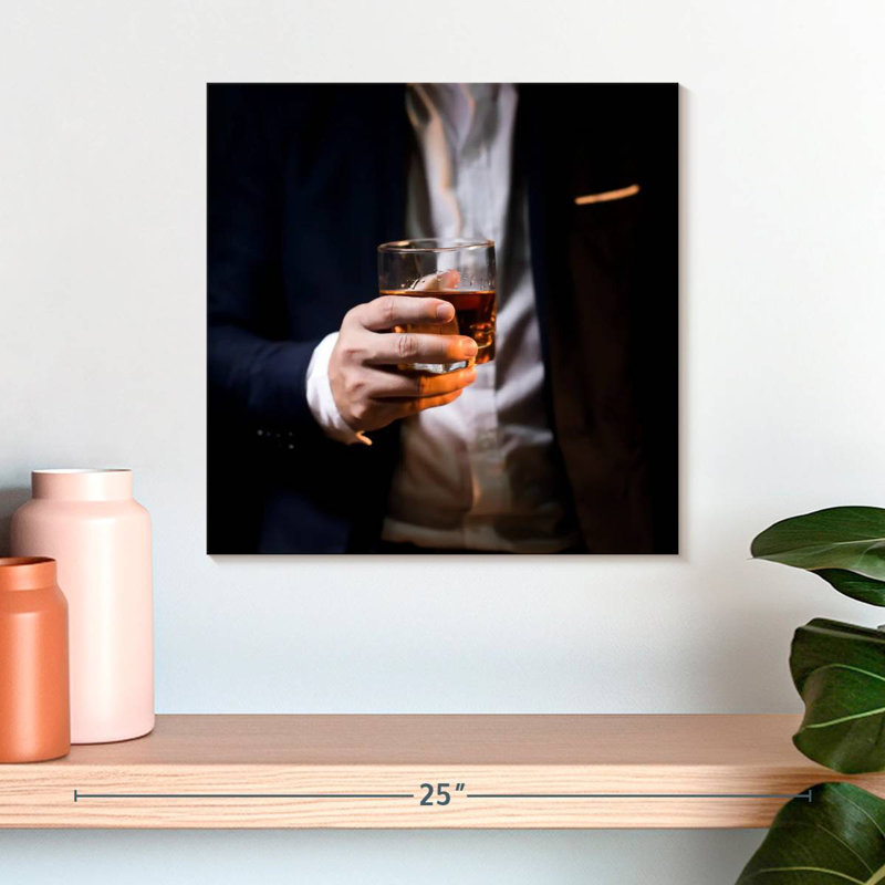 Yarlin Chic Whiskey, 16" H x 16" W