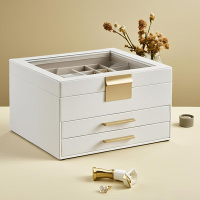  3-layer Jewellery Organiser With 2 Drawers
