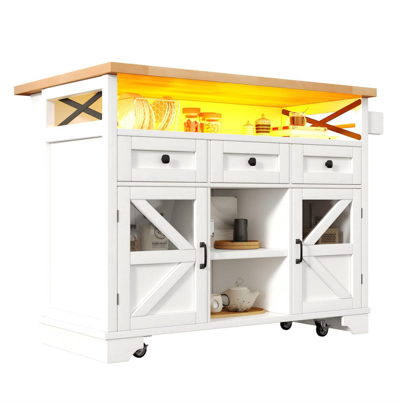 Wood Kitchen Island