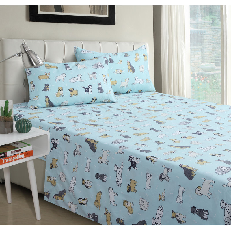 Ensemble de draps 3 pièces pour lit simple 66 po x 96 po, Simple