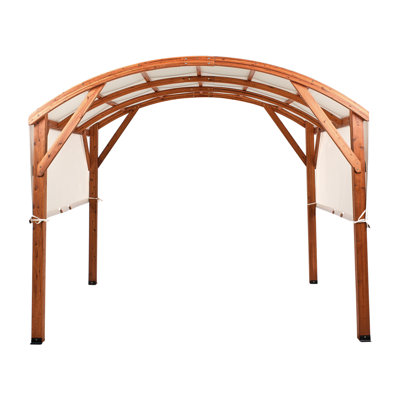Pergola 303 x 300 cm Off White SCOPELLO