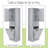 Modern Tall Storage Cabinet with Tilt-Out Compartment & Adjustable Shelves，Left and Right Conversion Side Storage-1455778698