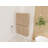 36" Bathroom Side Cabinet,6-Soft Close Doors,Float Mounting Design