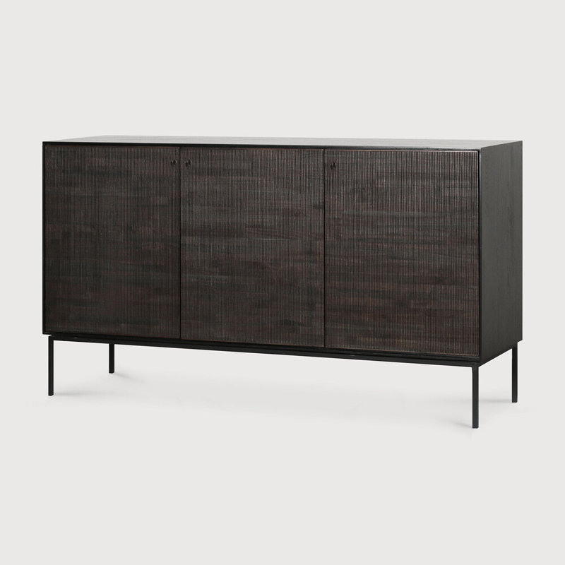 Grooves 60'' W Solid Wood Sideboard