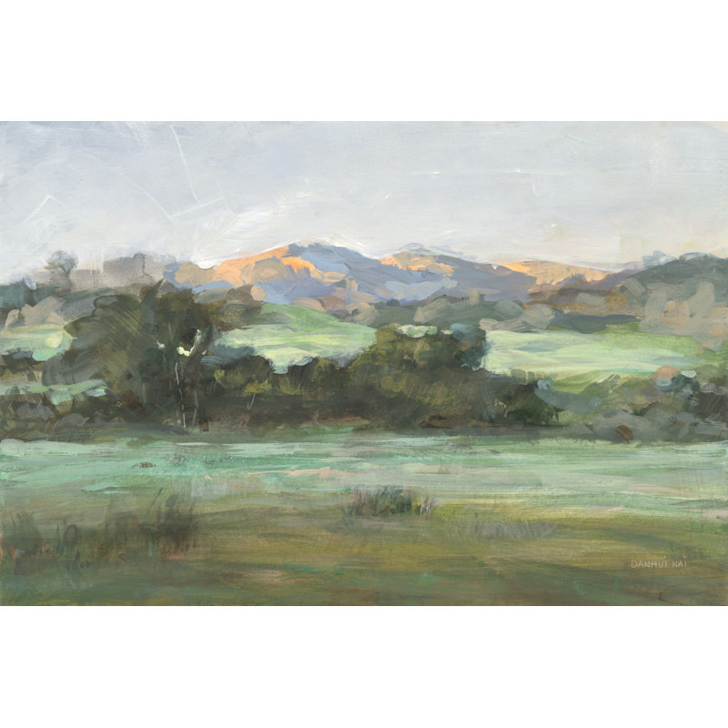Gentle Day by Danhui Nai - Wrapped Canvas Painting, 30cm H x 30cm W x 3.8cm D