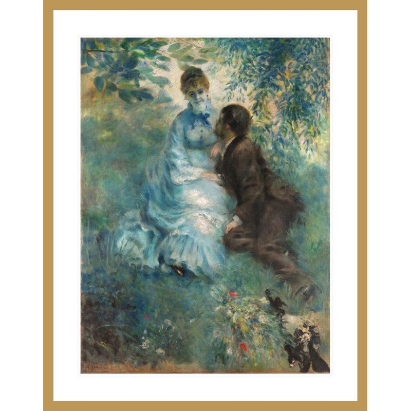 «Lovers» par Pierre-Auguste Renoir, impression giclée sur cadre, H 41,5 po x l 32,72 po