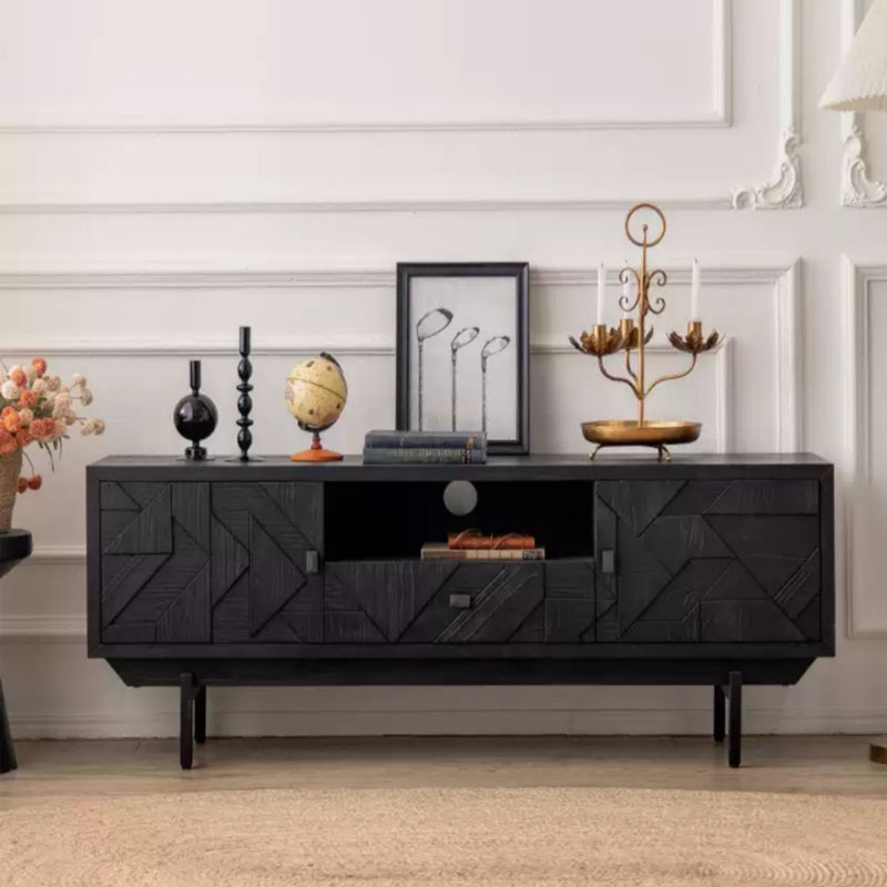 Buffet Black Vintage Home, H 23,62 po x l 55,12 po x P 14,96 po