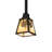 Maegan 1 - Light Craftsman Brown Single Pendant