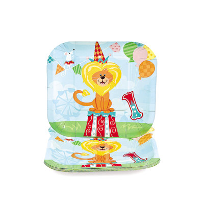 Disposable Paper Birthday Dessert Plate
