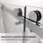 UKD01 46 to 49 in. x 76 in. H Frameless Double Sliding Shower Door with 3/8 in. (10mm) Clear Glass -120280487-122741021