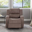 Fauteuil inclinable manuel moderne en similicuir