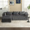 Canapé modulaire en L à assise profonde Boneless