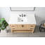 Seddon 48" Free Standing Single Bathroom Vanity with Engineered Stone Top