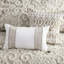 Housse de couette en coton taupe double / grand avec décoration en chenille captivante 100% envoûtante-130164544-130164545