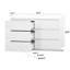 Commode 6 tiroirs Modern White