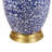 Blue Ceramic Ginger Jar Table Lamp