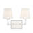 Downtown 2 - Light Dimmable Nickel Vanity Light