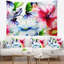 Tapisserie d'aquarelle de fleurs partout Floral-28483247