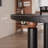 French style vintage solid wood dining table.-107770174