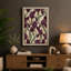 Iris Garden Pattern Botanical - Wrapped Canvas-1218402435-1218402436