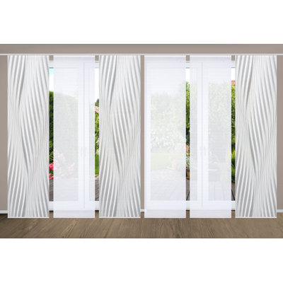 Semi Sheer Sliding Panel