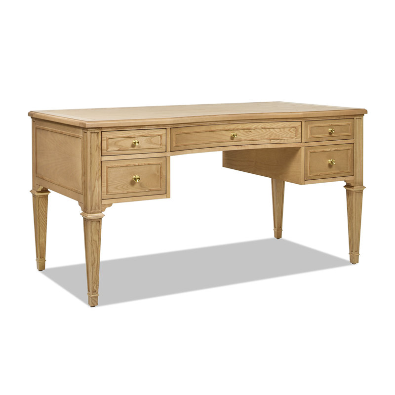 Jarboe Executive Desk, Natural Brown