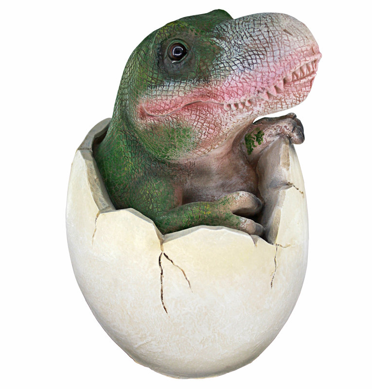 Sculpture pour oeuf baby dino tyrannosaure rex