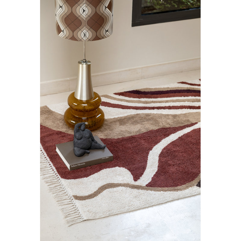 Aabas Abstract Hand Woven Area Rug, Rectangle 160 x 230cm