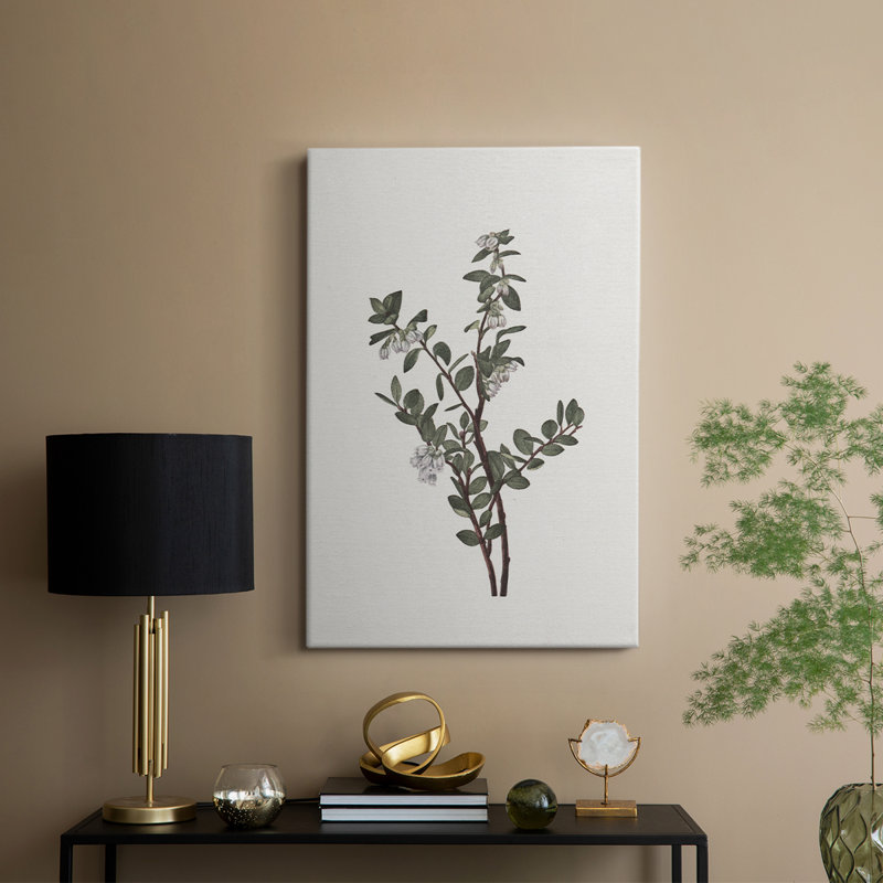 Motif floral rétro CLXVII - galerie Cavas, H 60 po x l 40 po