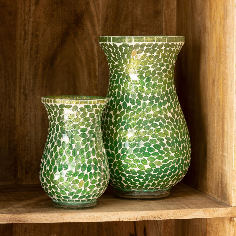 Coastal Cottage Glass Table Vase
