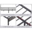 Full Bed Frame With Storage Headboard, Charging Station & Led Lights - Metal Platform Bed, No Box Spring Needed, Noise , Dark Grey, Easy Assembly Grey Upholstered-116815190