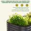 Lit de jardin surélevé modulaire en acier galvanisé 9 en 1 Heise-248353389-214956633