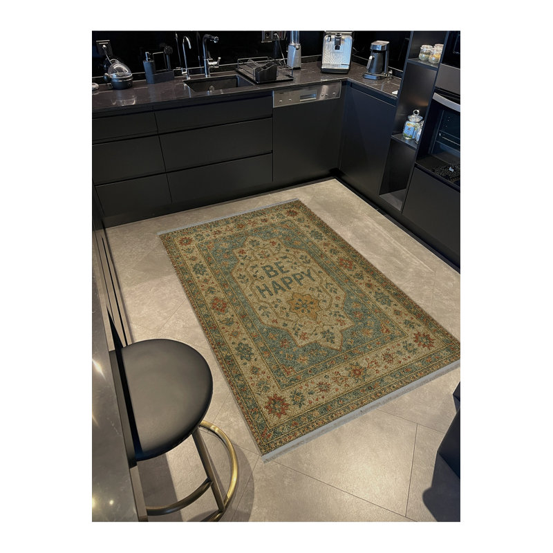 Tapis beige tissé Mosso, 2'6" x 4'11"