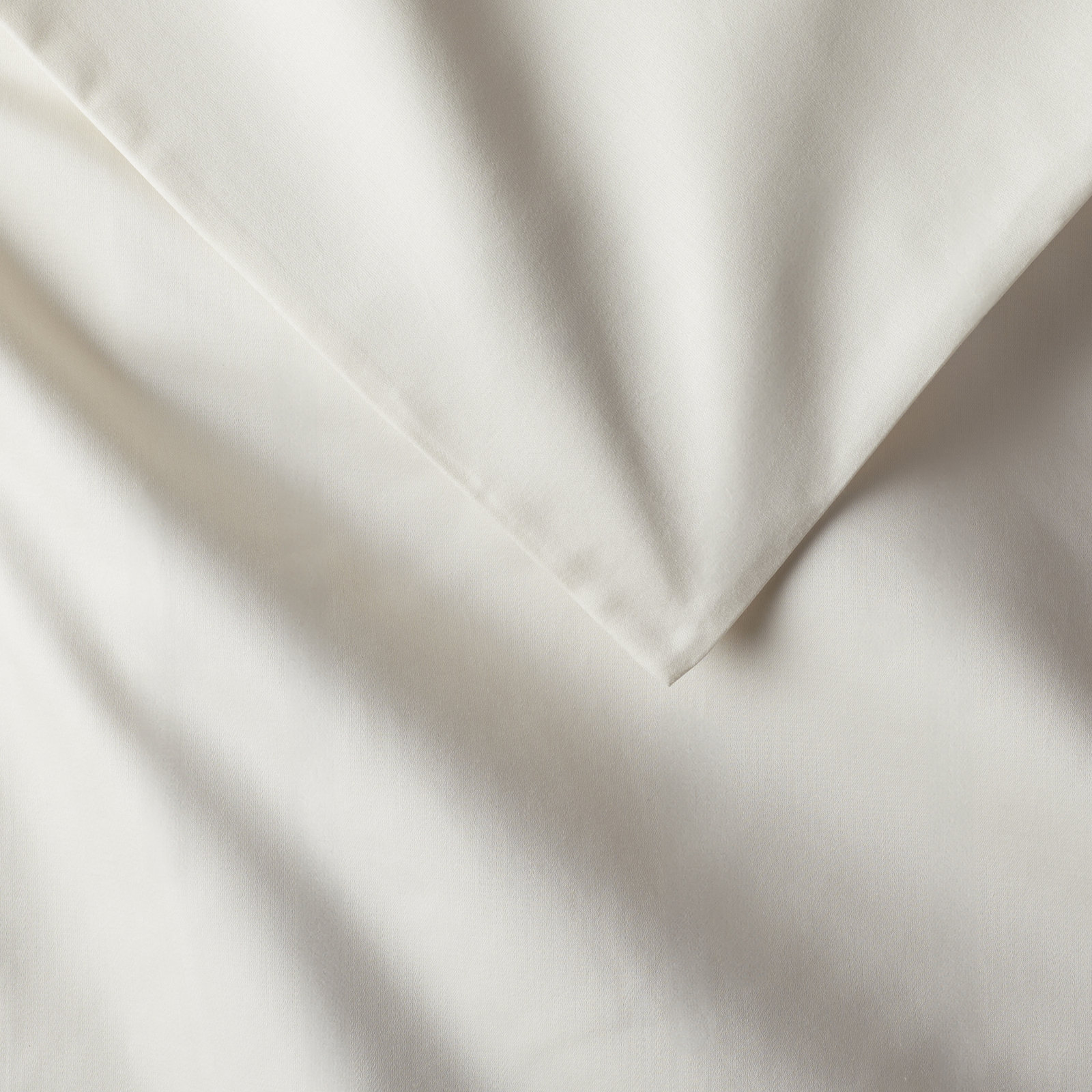 Danfield Cotton Duvet Cover Set, Ivory, Full / Queen Duvet Cover + 2 Pillow Shams