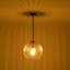 Luminaire suspendu sphérique en verre 1 lumière-2141515048