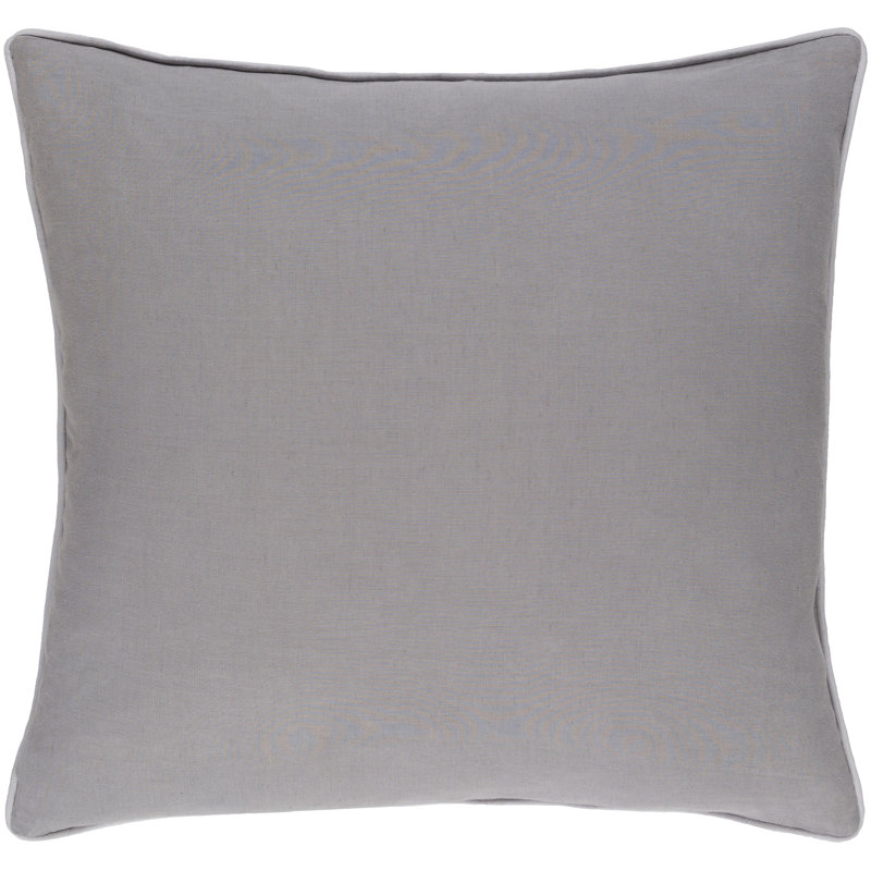 Pagoda Geometric Linen Pillow Cover, 20" x 20", Bright Pink/Blush