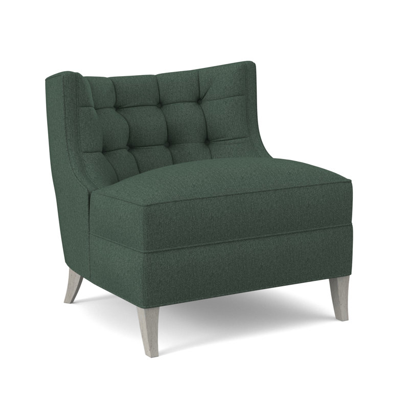 Social Sunbrella® Boucle Tufted Chair, Filigree Ivory, Bisque