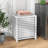 Laundry Bin With Lid And Removable Lining, 19.75x14.25x23.5 Inches, White, Space For Tidy Detachable Liner, Organized Items