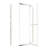 Corner Shower Enclosure 36 In. W X 72 In. H Frameless Neo-Angle Shower Enclosure, 1/4" (6Mm) Clear SGCC Tempered Glass, Pivot Shower Door In Chrome Finish,Shower Base Not Included-122371851