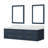 72" Wall-Mounted Double Bathroom Vanity Set with Mirror-82339543-82339542