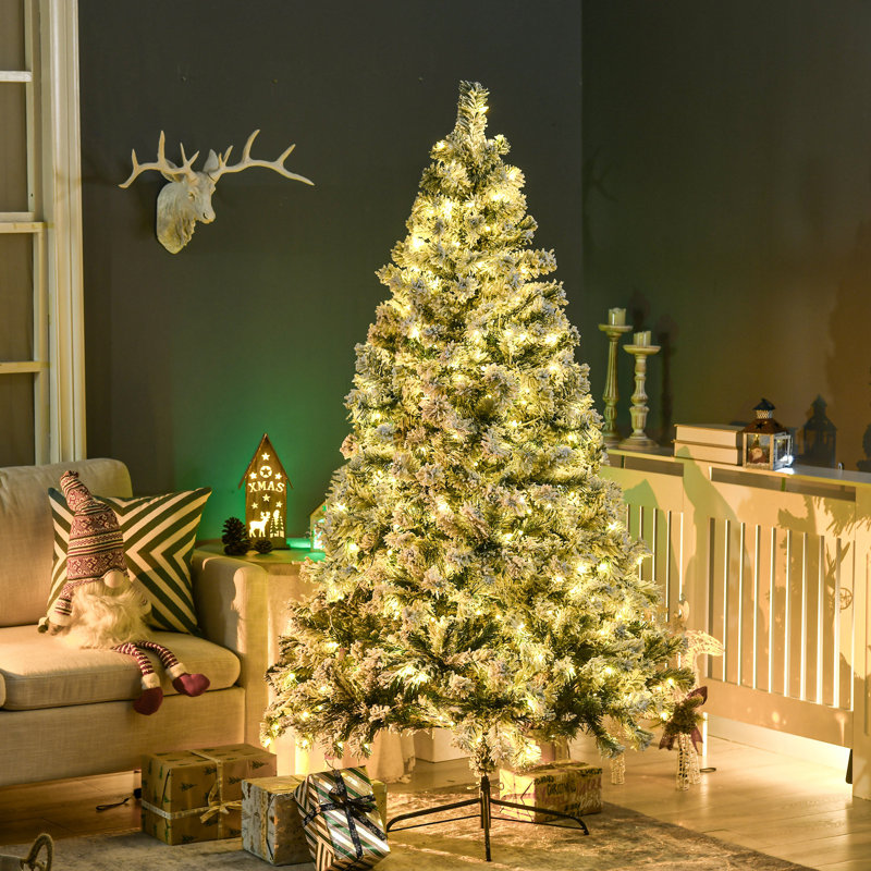 Grand arbre de Noël artificiel pré-éclairé, 6'