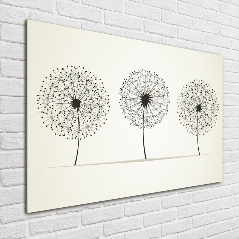 Dandelions - No Frame Print on Glass