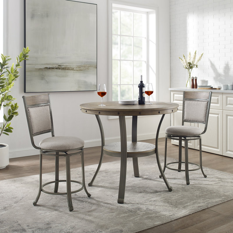 Table ronde Luker, Gris